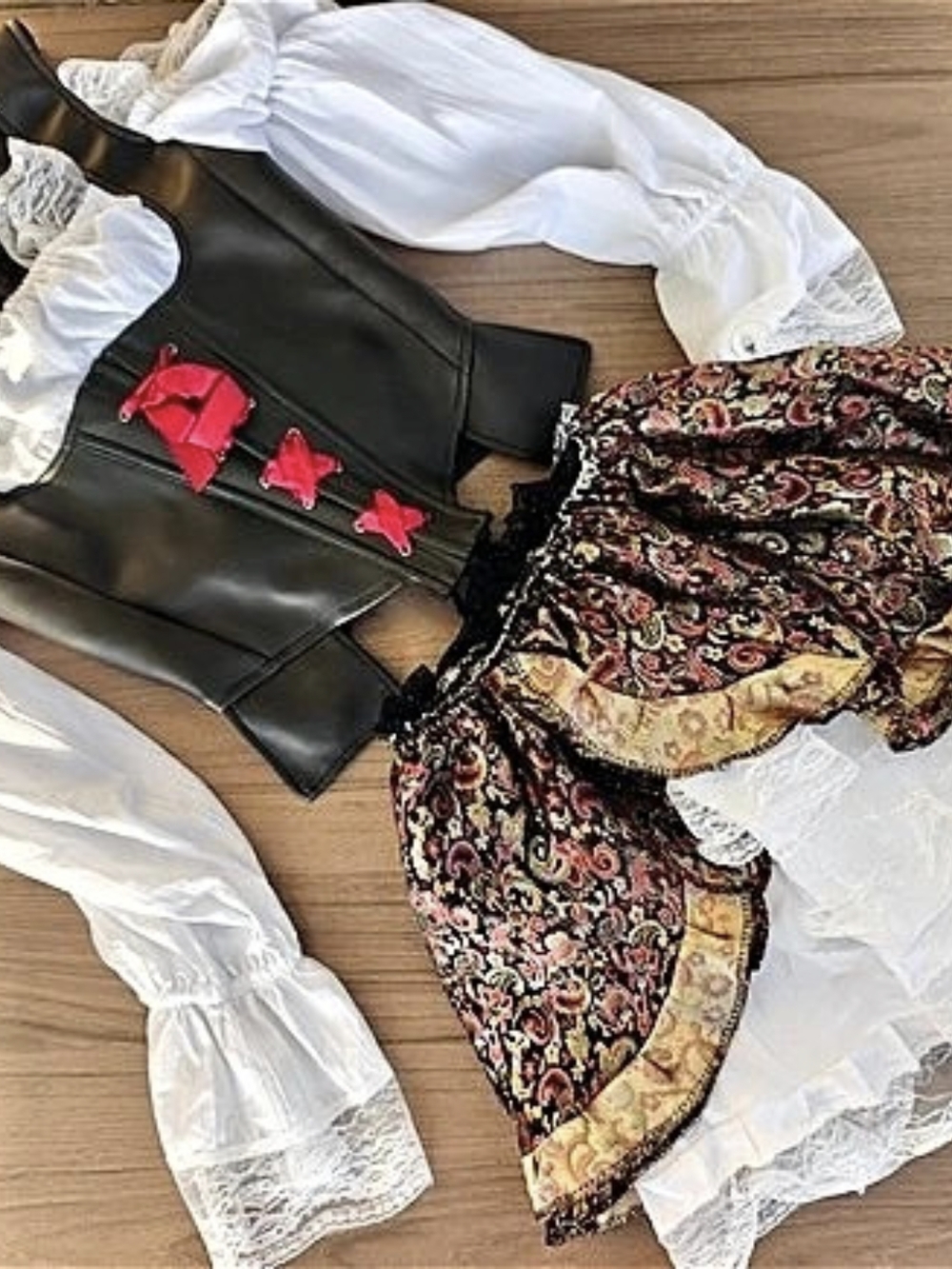 Halloween Black & White Layered Costume